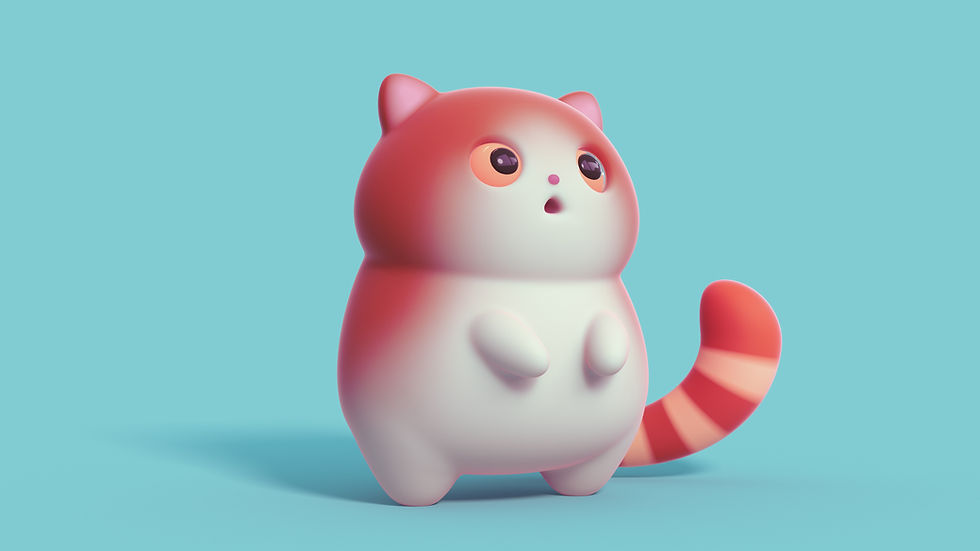 Cute Cartoon Cat