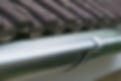Guttering on the side of a house roof