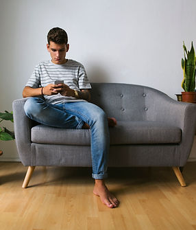 Man Using Smartphone