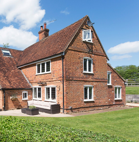 Country house and backyard