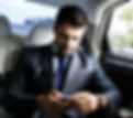 Businessman in the car