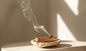 Røkelse med oppstigende røyk