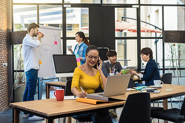 Equipe de negócios no trabalho