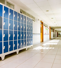 School corridor