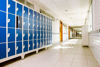 School corridor