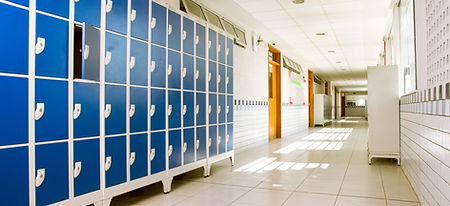 School corridor