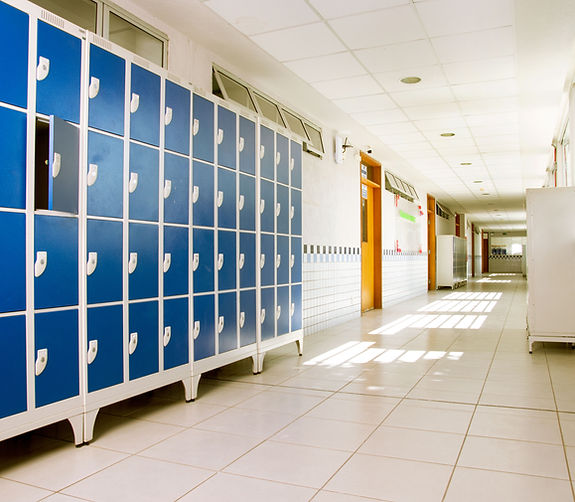 School corridor