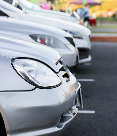 Row Of Parked Cars