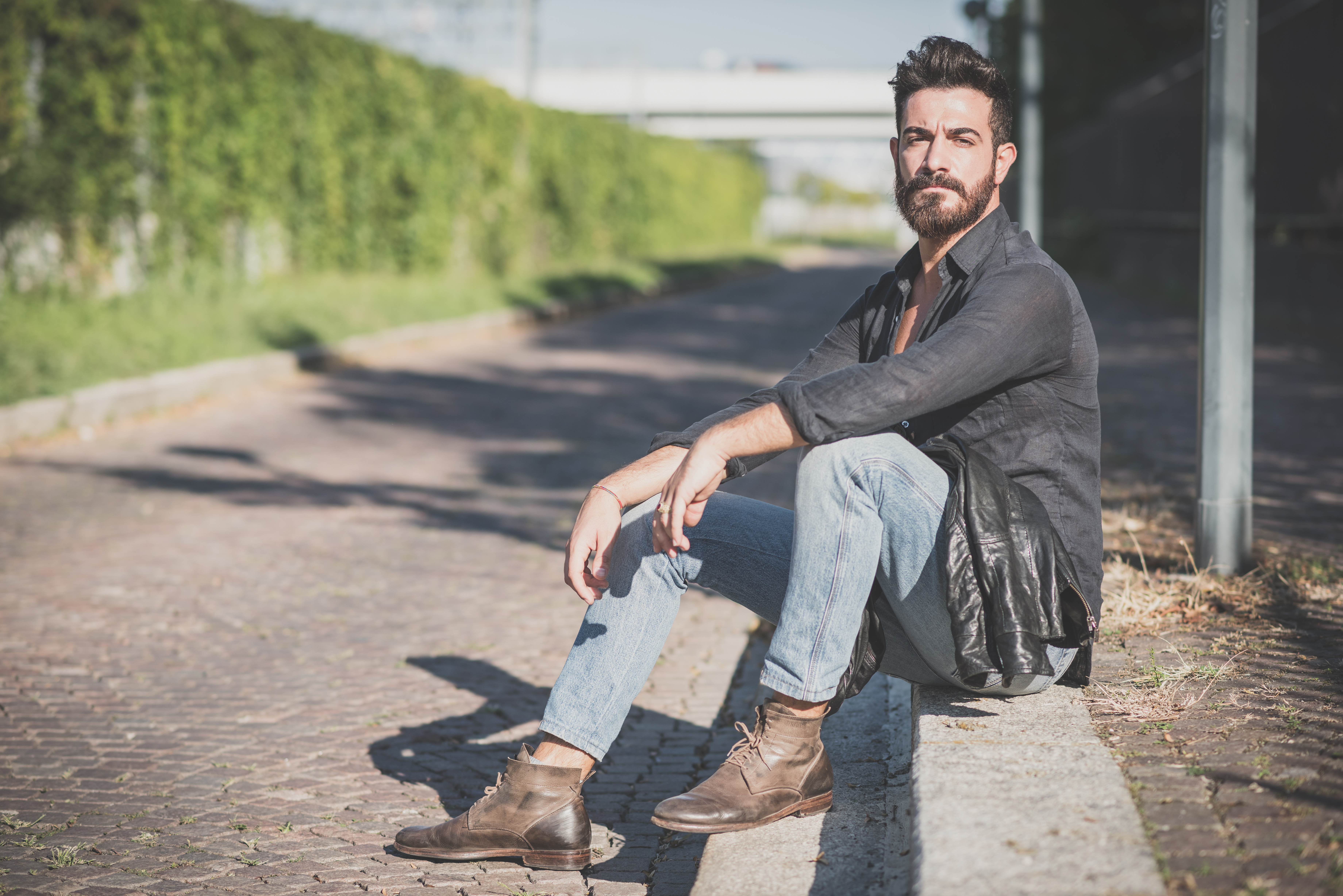 Man Sitzen
