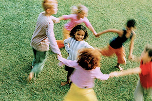 Children Playing Outdoors