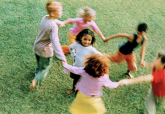 Children Playing Outdoors