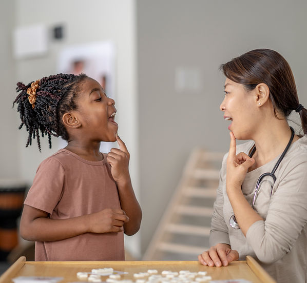 Pediatric speech therapy