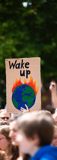 Des militants de l'environnement manifestent