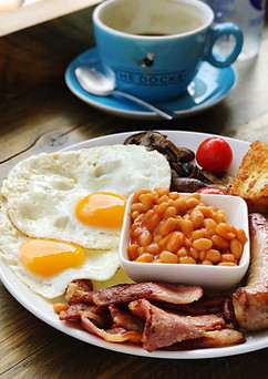 café da manhã inglês