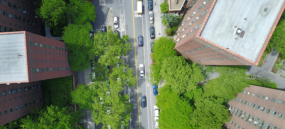 Overhead View of Street