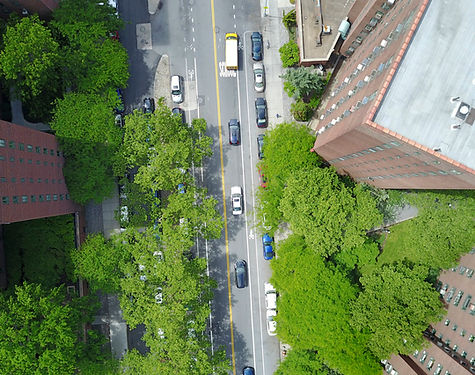 Overhead View of Street