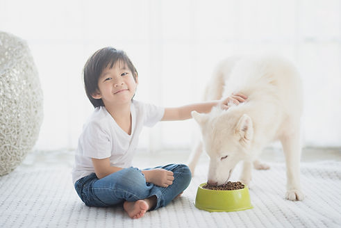 Kid and Dog