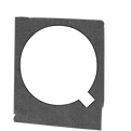 Abstract Letter Q