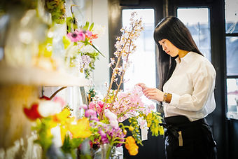 花屋の店先