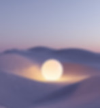 Glowing Sphere in Desert