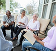 Group Porch Gathering
