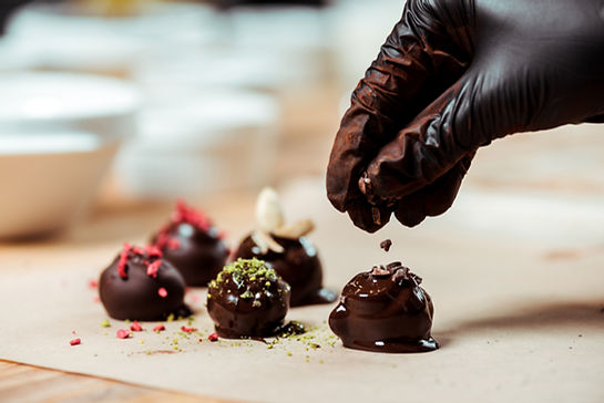 Las mordeduras de chocolate