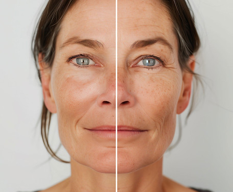 Split Aging Effect Portrait