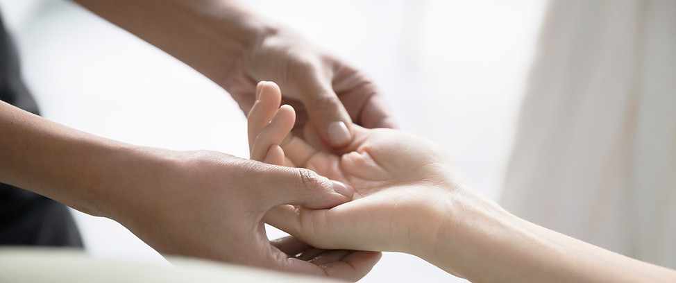 Hands Offering Support