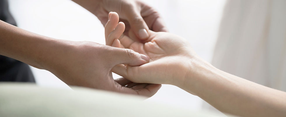 massage des mains
