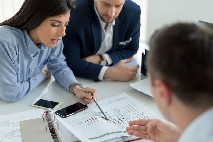 financial advisor client meeting