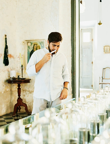 Smelling Perfume