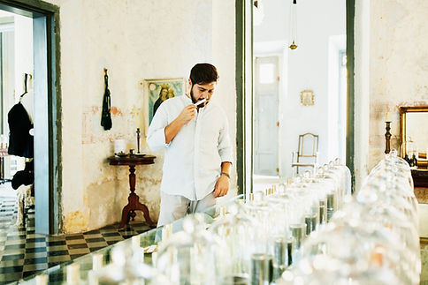 Oler el perfume