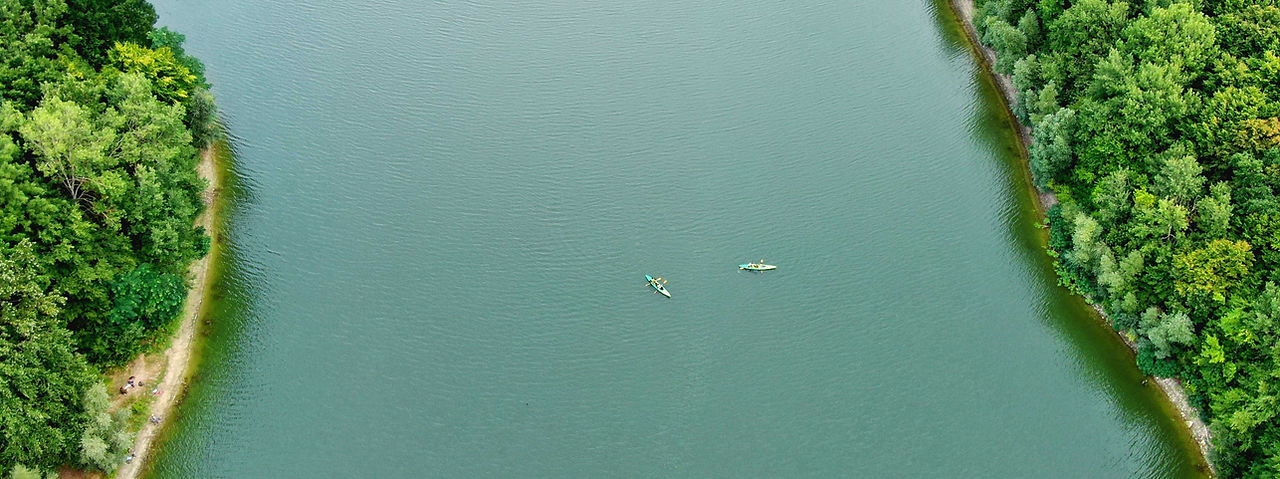 Aerial View of River