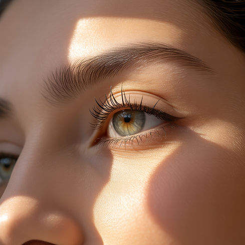 Close-up van het oog