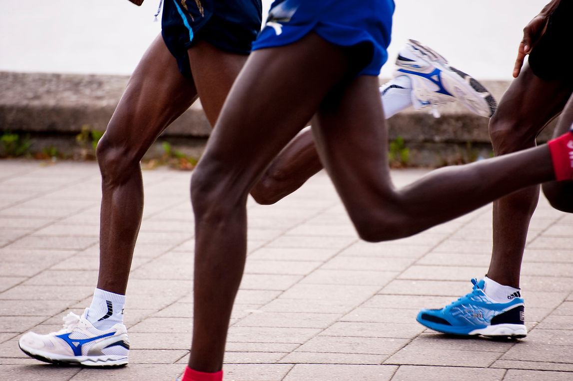 Running Athletes Outdoors