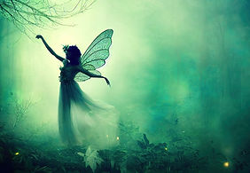 Silhouette de fée des bois