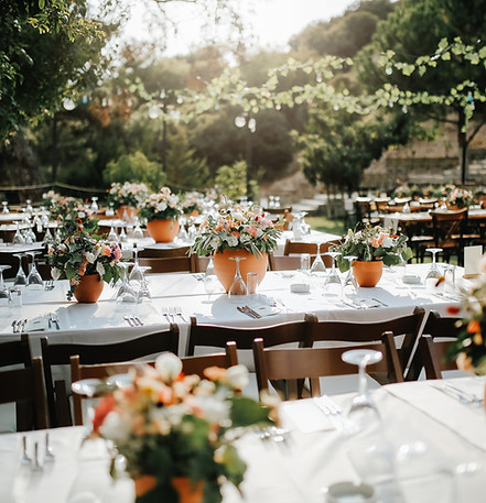 Mesas para eventos ao ar livre