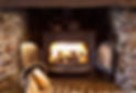Fire burning in stove