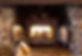 Fire burning in wood stove