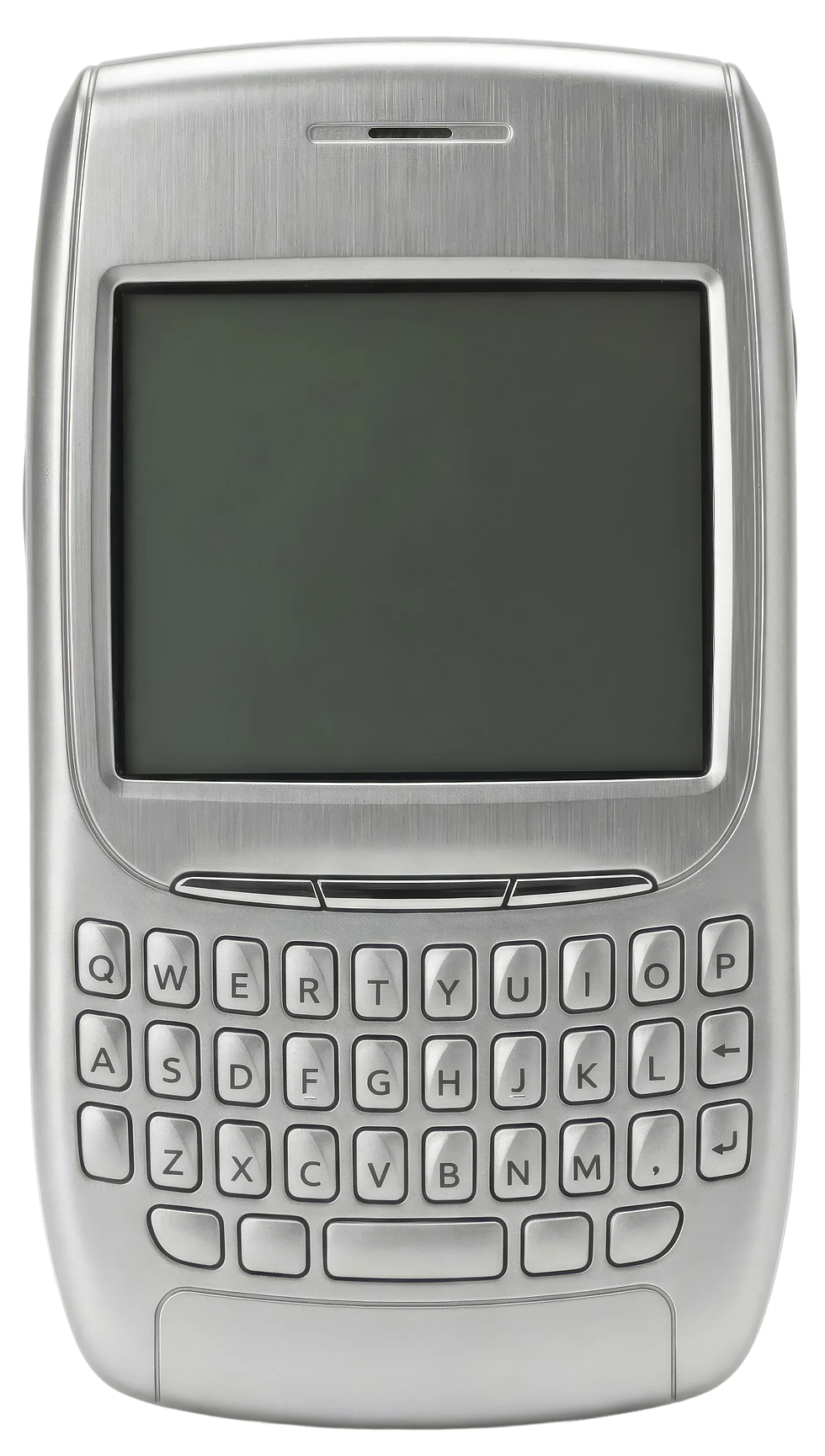 Silver QWERTY Phone