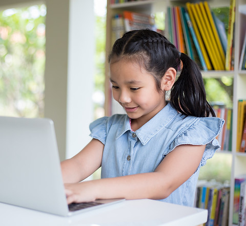 Girl with Laptop