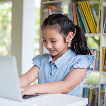 Girl with Laptop