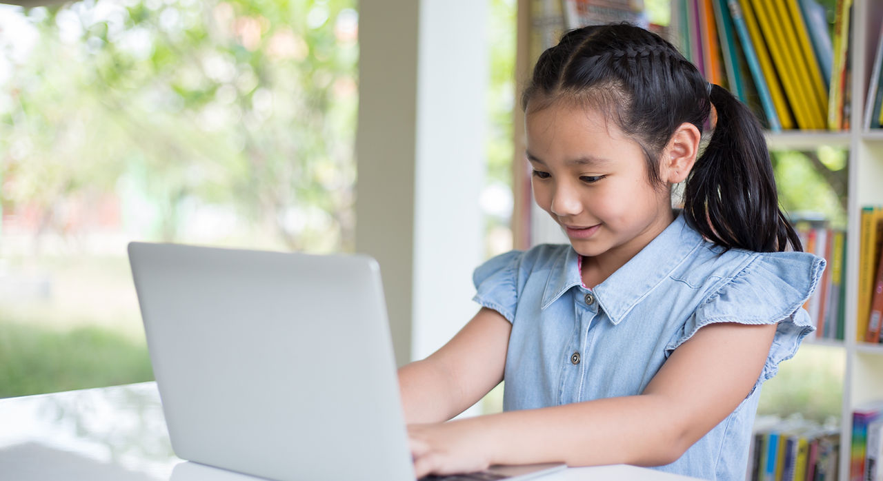 Girl with Laptop
