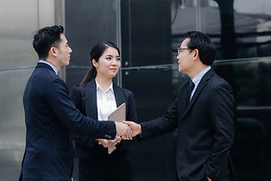 A Business Meeting Between Shareholders to Review Surety Bond Agreements