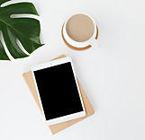 Tablet and Coffee