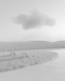 Minimalist Landscape Scene