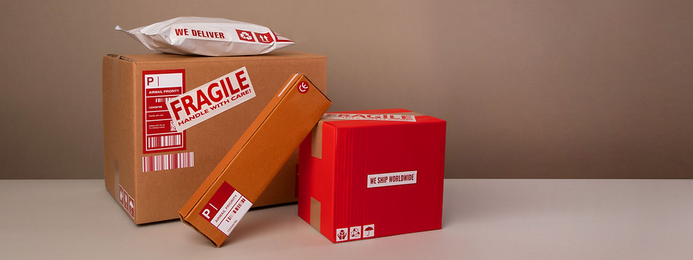 Shipping Boxes Display