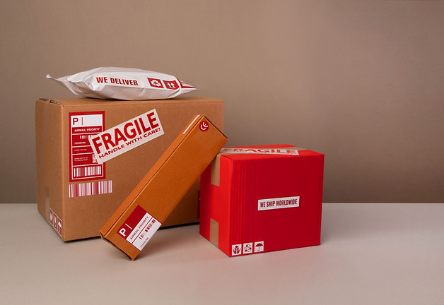 Shipping Boxes Display