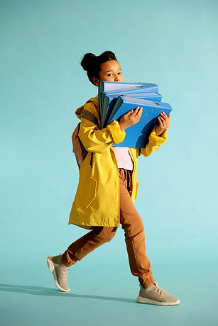 Girl with Folders