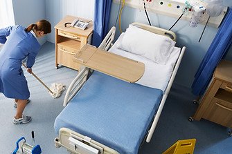 Cleaning Hospital Room